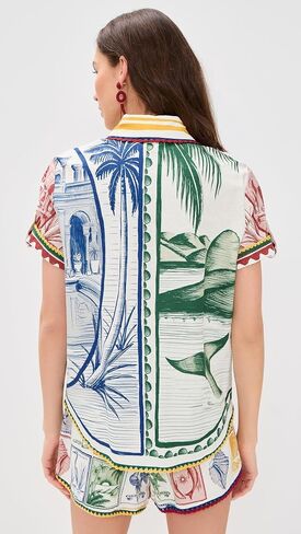FARM Rio Women's Brasil Vintage Off-White Shirt in Saudi Arabia