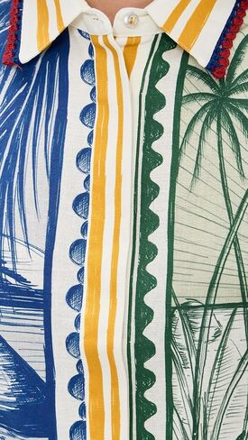 FARM Rio Women's Brasil Vintage Off-White Shirt in Saudi Arabia