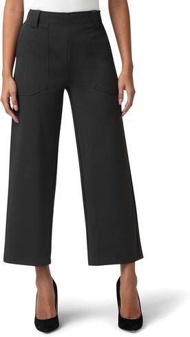 HUE Women's Textured Cropped Wide Leg Pant in Kuwait