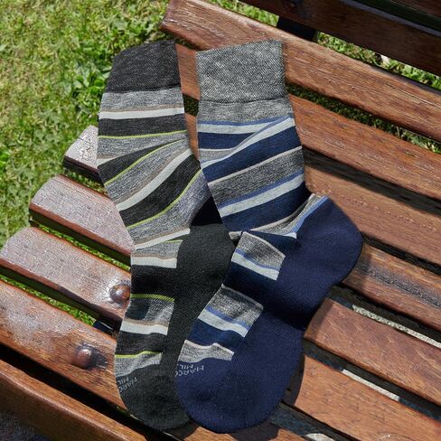Marcoliani Milano Made in Italy - Socks for Sneakers | Essence of Cotton Como Stripe Sneaker in Kuwait