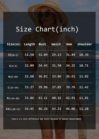 ATHMILE Swimsuit Coverup for Women 2026 Bathing Suit Cover ups Crochet Beach Dress Hollow Out Slit Bikini Cover Up Dresses in Kuwait
