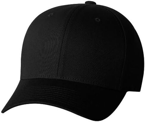 Flexfit Flexfit Structured Mid Profile Cap, L/XL, Black in Kuwait