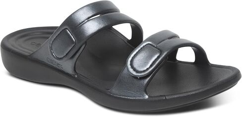 Aetrex Women's Janey Sport Orthopedic Adjustable Water-friendly Slides Sandals in Kuwait