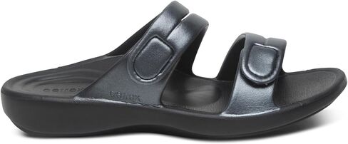 Aetrex Women's Janey Sport Orthopedic Adjustable Water-friendly Slides Sandals in Kuwait