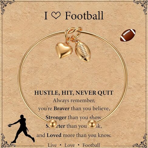Softball Football Basketball Volleyball Soccer Bracelets, 14K Gold Plated Forever Love Knot Bangle Bracelets, Gift for Women Team Birthday Valentine's Day in Saudi Arabia