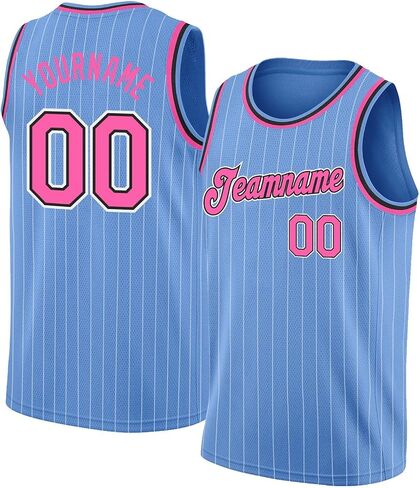 Custom Basketball Jersey for Men Women Kids Youth, Personalized Teal White Sportswear, Stitched Printed Team Name Number Logo in Kuwait