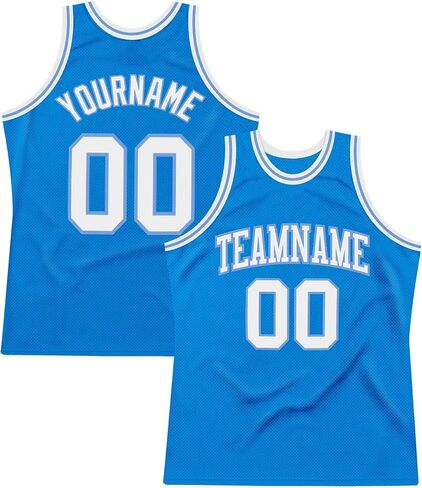 Custom Basketball Jersey for Men Women Kids Youth, Personalized Teal White Sportswear, Stitched Printed Team Name Number Logo in Kuwait