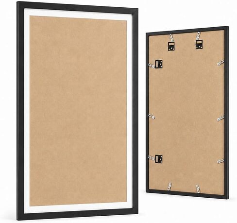 15.7x27.5inch/40x70cm Large Diamond Art Painting/Paint by Numbers MDF Picture Frames,Display 35x65cm with Mat or 40x70cm Without,Horizontal & Vertical Wall Hanging for Puzzles,Photos,Posters in Saudi Arabia