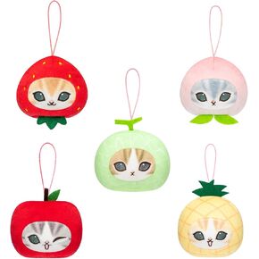 mofusand Fresh Fruit Meow Face Plush Blind Box – 5 Variations (Receive 1 Random), Kawaii Cat Collectible Plush Keychain for Adults & Pop Culture Fans in Saudi Arabia