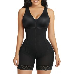 SHAPERX Women's Fajas Colombianas Moldeadoras Postpartum Tummy Control Compression Shapewear Body Shaper with Zipper Crotch in Saudi Arabia