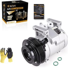 AC Compressor with Clutch Compatible with Jeep Grand Cherokee 2011-2016 & Chrysler 300 2011-2013 & Dodge Charger 2011-2013, Durango 2011-2015, Challenger 2011-2014 3.6L in Saudi Arabia