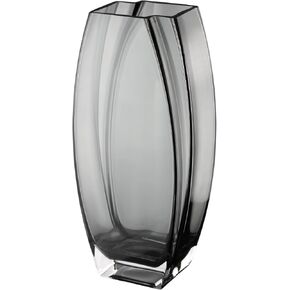 زجاج - مزهرية - رمادي - أسود دخاني - رمادي - ارتفاع 12.6 بوصة - متين للغاية - صنع في أوروبا - من بارسكي in Kuwait