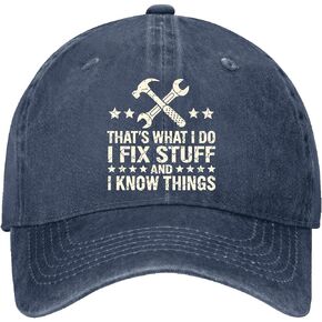 I Fix Stuffs and I Knows Things Hat for Women Vintage Washed Distressed in Kuwait