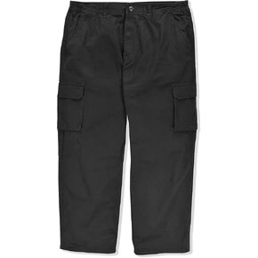Full Blue Big & Tall Men's Cargo Pants 100% Cotton 68 X 32 Black #562A in Saudi Arabia