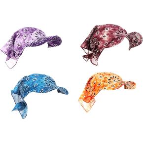 Unisex Paisley Print Hat Square Scarf Bandana Cap Headscarf Baseball Cap Outdoor Sun Visor Hats Hip Hop in Saudi Arabia