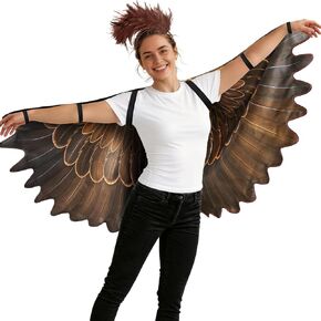Double-Sided Adults Bird Wings Costume for Women, Eagle Costume Set for for 4th of July, Masquerade Halloween in Saudi Arabia
