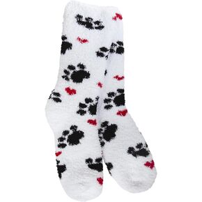 World's Softest Women's Knit Pickin Crew Socks, One Size Fits Most (Puppy Love) in Kuwait