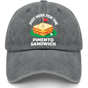 Just Here for the Pimento Cheese Sandwich Hat for Mens Classic Washed in Kuwait