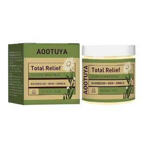 Total Relief Gentle Magnesium Cream with MSM and Arnica, Fast-Absorbing, for Comfortable Nerves and Daily Comfort, 4 Fl Oz in Saudi Arabia