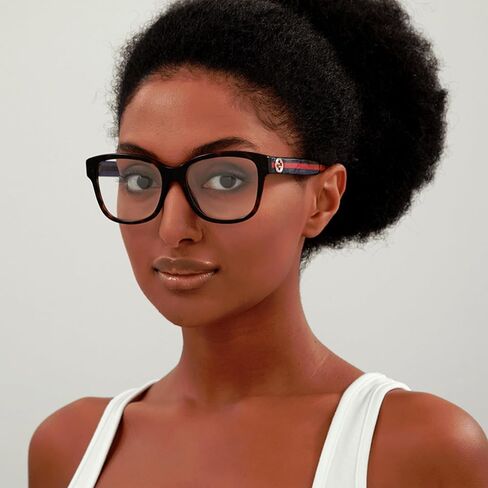 نظارات غوتشي GG0038ON للأزياء المصممة بإطار مربع أنيق مع مجموعة eSHADES الفاخرة - احتضن الرقي والأناقة in Kuwait