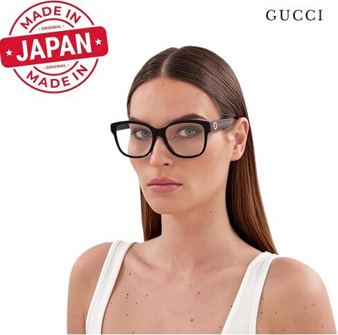 نظارات غوتشي GG0038ON للأزياء المصممة بإطار مربع أنيق مع مجموعة eSHADES الفاخرة - احتضن الرقي والأناقة in Kuwait