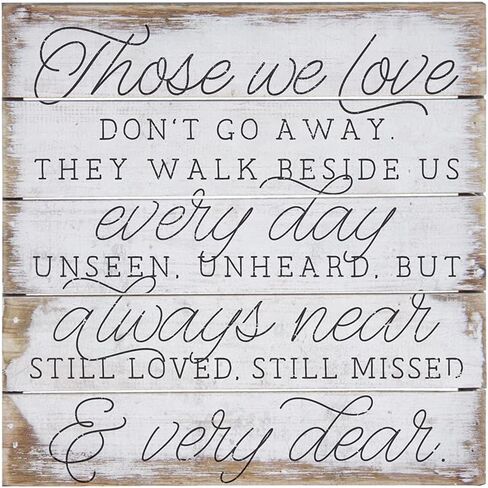 Simply Said, INC Perfect Pallets Petites - Still Loved, Still Missed, & Vey Dear - 8 x 8 in Distressed Rustic Wood Sign PET16008 in Kuwait
