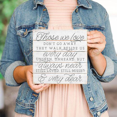 Simply Said, INC Perfect Pallets Petites - Still Loved, Still Missed, & Vey Dear - 8 x 8 in Distressed Rustic Wood Sign PET16008 in Kuwait