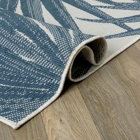 Rugshop Tropical Leaves Nature Inspired Indoor/Outdoor Runer Rug 2' x 7' Green in Saudi Arabia