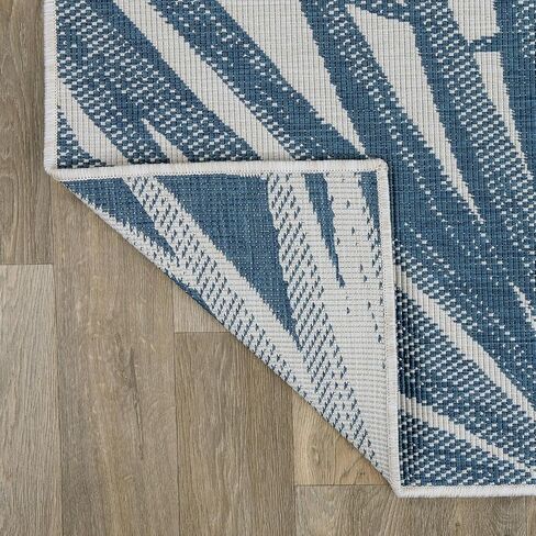 Rugshop Tropical Leaves Nature Inspired Indoor/Outdoor Runer Rug 2' x 7' Green in Saudi Arabia
