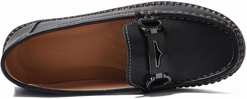 Women's Loafers Slip On Flats, Comfort Non-Slip Casual Shoes with Buckle Decor for Work, Office, Daily Wear in Kuwait