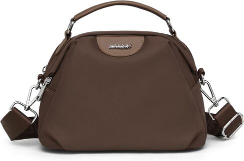 Women's Shoulder Bag,Handbag Simple and Casual, Large Shopping Bag, Nylon Soft Leather Crossbody Bag in Saudi Arabia