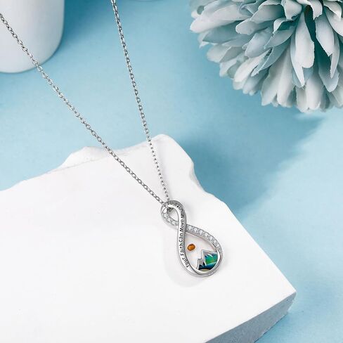 Mustard Seed Necklace 925 Sterling Silver Mustard Seed Pendant Necklaces Inspiration Jewelry Gifts for Women in Kuwait