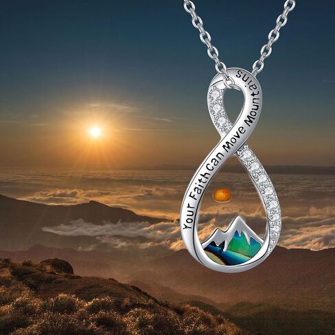 Mustard Seed Necklace 925 Sterling Silver Mustard Seed Pendant Necklaces Inspiration Jewelry Gifts for Women in Kuwait