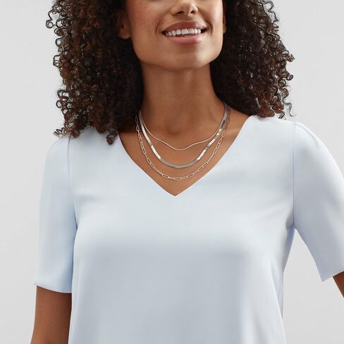 Silpada 'Power of Three' Sterling Silver Necklace, 18 + 2 inches in Kuwait