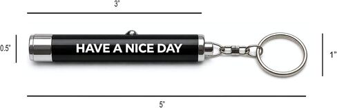 Vinylcation Funny Middle Finger Keychain LED Light - Projects Middle Finger Image - Novelty Gag Gift for Adults, Funny Prank Gift, White Elephant & Coworker Gift in Saudi Arabia