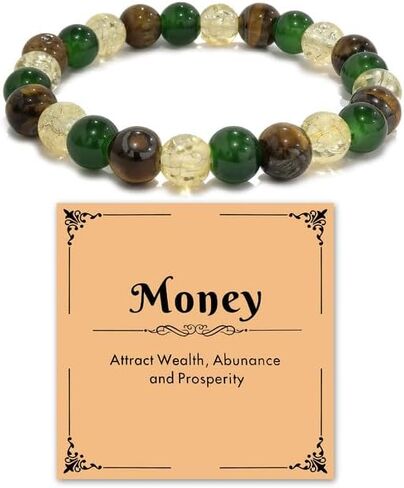 Money Bracelets for Women Wealth Feng Shui Luck Bracelet Crystal Protection Jewelry Spiritual Gifts Abundance in Kuwait