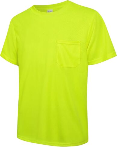 Men's Short Sleeve Moisture Wicking Crewneck Work Tees in Saudi Arabia