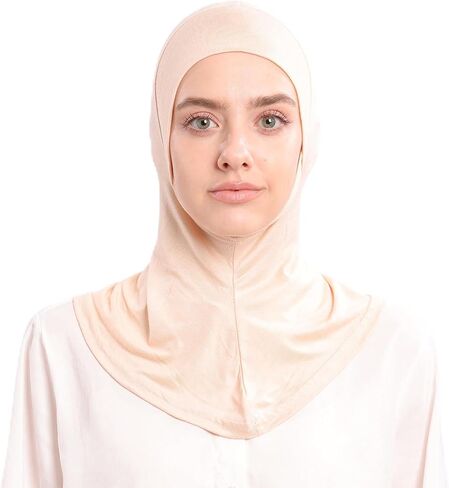 Modal Jersey Muslim Amira Instant Hijab Scarf for Women Jersey Hijab Undercaps in Kuwait