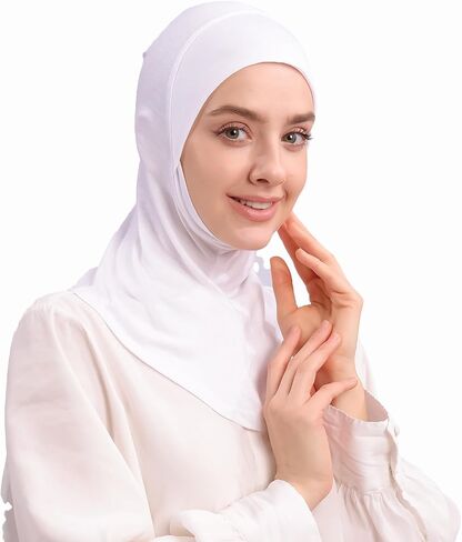 Modal Jersey Muslim Amira Instant Hijab Scarf for Women Jersey Hijab Undercaps in Kuwait