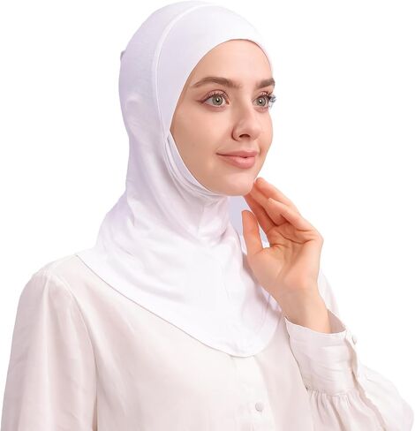 Modal Jersey Muslim Amira Instant Hijab Scarf for Women Jersey Hijab Undercaps in Kuwait