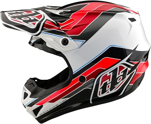 Troy Lee Designs SE4 Polyacrylite Mono Adult Motocross Helmet W/MIPS - وجه كامل للطرق الوعرة للدراجات النارية والدراجات الترابية ATV Powersports خوذة سباق رياضية مزدوجة - للرجال والنساء للجنسين (أسود، XXL) in Kuwait