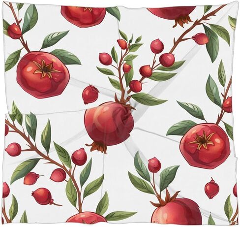 Silk Scarf for Women, Peaches Fruits Flowers Breathable Hair Scarf, Square Neckerchief in Saudi Arabia