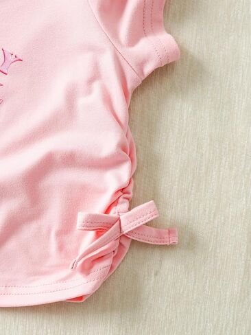 Girls' Clothing Sets Graphic Crop Top & Y2K Flare Jeans 2 Piece Casual Streetwear Clothes for Tween 8-12 Years in Kuwait