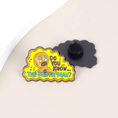 Funny Cartoon Gingerbread Enamel Pin For Millennials, Nostalgic Gingerbread Humor Pin Brooch, Retro Pop Culture Brooch Badge For Nostalgia, Classic Novelty Quote Lapel Badge, Funny Millennial Meme Gift, Kawaii Cookie Childhood Joke Jewelry Accessory in Kuwait