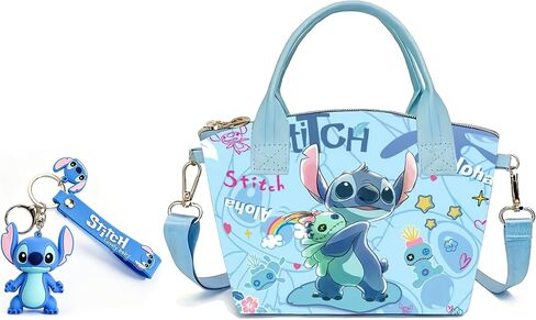 2Pcs Alien Print Handbag, cartoon character coin purse, adjustable strap crossbody bag, cute accessories in Saudi Arabia