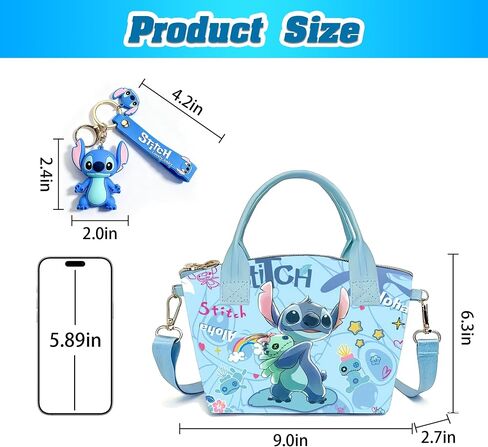2Pcs Alien Print Handbag, cartoon character coin purse, adjustable strap crossbody bag, cute accessories in Saudi Arabia