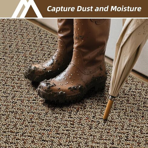 COSY HOMEER Hallway Runner Rug 2'x8' Non Slip Washable Entryway Runner Rugs Absorbent Stain Resistant Carpet Rug Runners for Hallways,Entrance and Laundry Room,Taupe in Kuwait