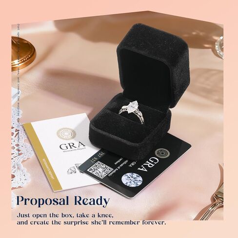 4CT Moissanite Engagement Rings for Women, Perfect for Romantic Proposal, Marquise Cut D Color VVS1 Lab Grown Moissanite, Celtic Knot Sterling Silver White Gold Plated, Christmas Gift Size 5 in Saudi Arabia
