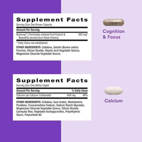GNC Women’s 50 Plus Vitapak Program, Convenient Complete Nutrition, 5 Products in 1 Packet, Healthy Aging, Memory, Bone & Heart Health, with Proven Ingredients, Vitamin D-3, Biotin, 30 Daily Packs in Kuwait