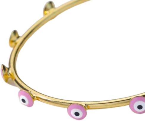 Fatima Hamsa Hand Evil Eye Bracelets for Women Good Luck Cuff Wrap Bangle Protection Bracelet in Kuwait